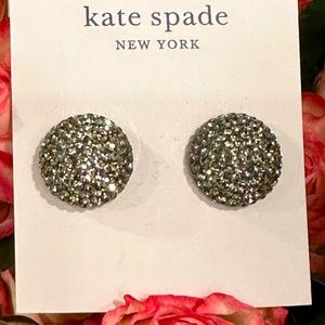 Kate Spade brilliant statement graphite studs